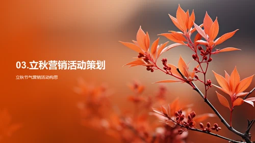 立秋节气营销策略