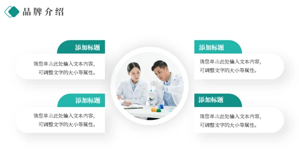 医疗品牌介绍企业宣传通用PPT模板