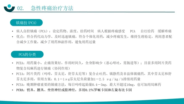 深青色简约实拍风围手术期患者疼痛管理护理培训PPT模板