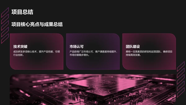 红色科技风商业计划书创业路演PPT模板