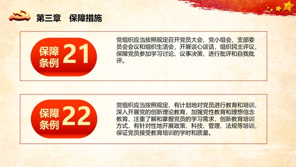 学习中国共产党党员权利保障条例解读PPT党员的13项权利