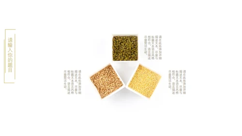 五谷杂粮通用PPT模板