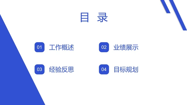 总结目录25页合集PPT模板