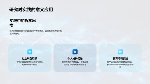 哲学研究报告PPT模板