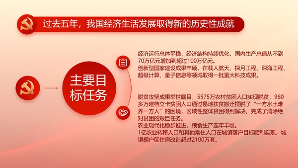 红色党建党支部基层干部述职报告PPT