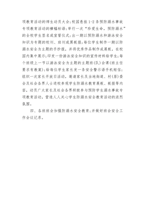 防溺水专题会议记录.docx