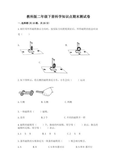 教科版二年级下册科学知识点期末测试卷精品（能力提升）.docx