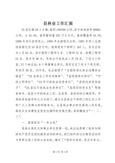 县林业工作汇报 (4).docx