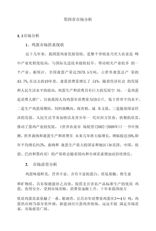 蛋鸡养殖可行性报告