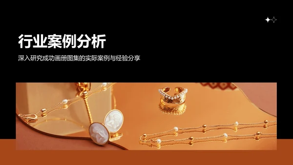 橙色商务风通用行业画册图集PPT模板