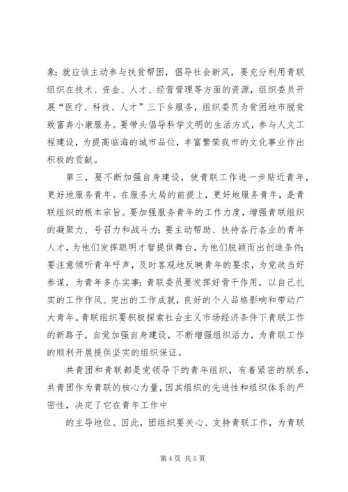 团市委统战部、市青联工作汇报 (5).docx