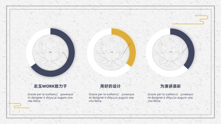 佛学研究禅意拈花手印通用PPT答辩模板