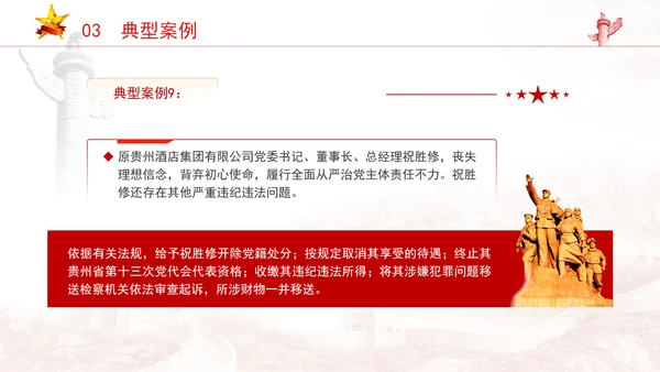 2024廉政教育警示党课违反廉洁纪律案例剖析党课PPT