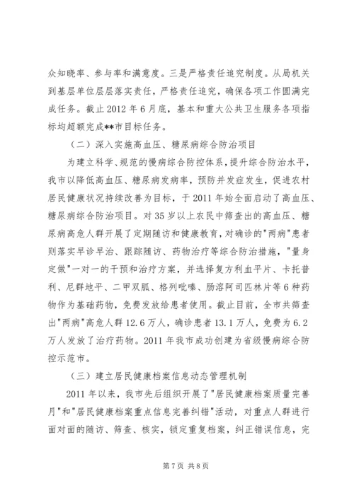 县深化医药卫生体制改革工作情况汇报 (2).docx