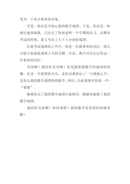 兄弟我想对你说作文.docx