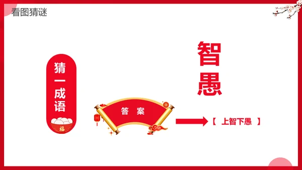 元宵节灯谜会灯展花灯会活动通用PPT模板