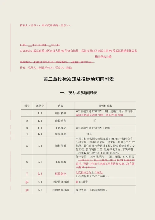 工程BT项目招标文件模板.docx