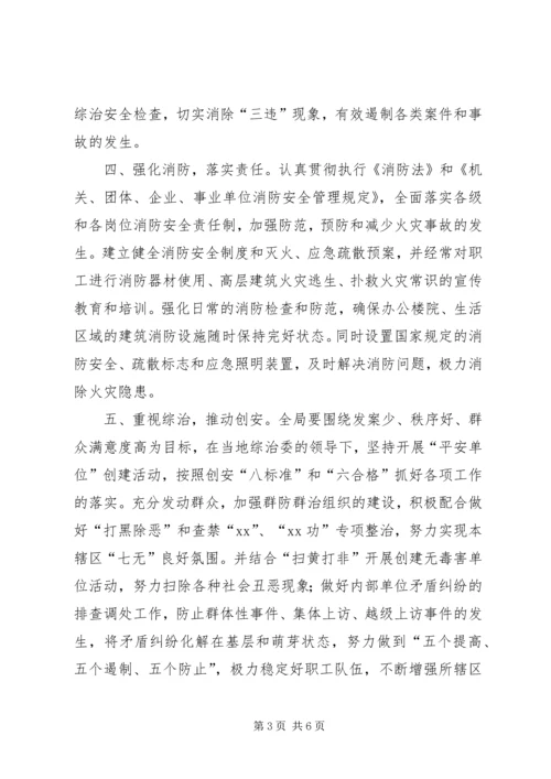 公路局综治创安目标管理责任书 (2).docx