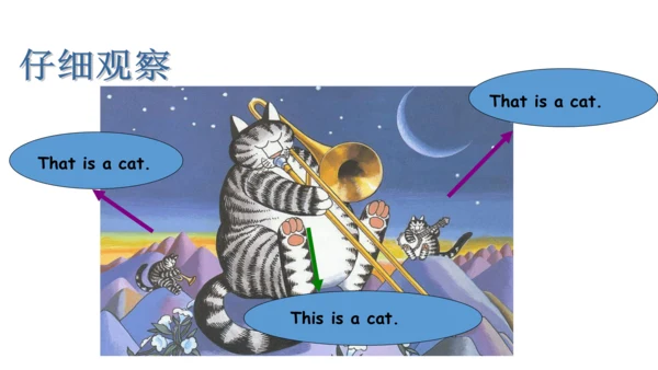 外研版（一起）一上Module 5  Unit 2 This is a yellow cat 同步备