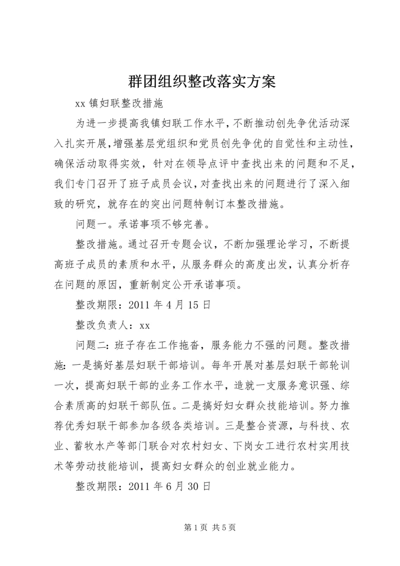 群团组织整改落实方案 (2).docx