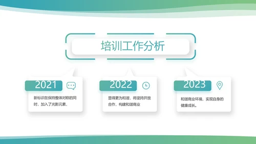 蓝色医疗医药公司工作总结动态PPT