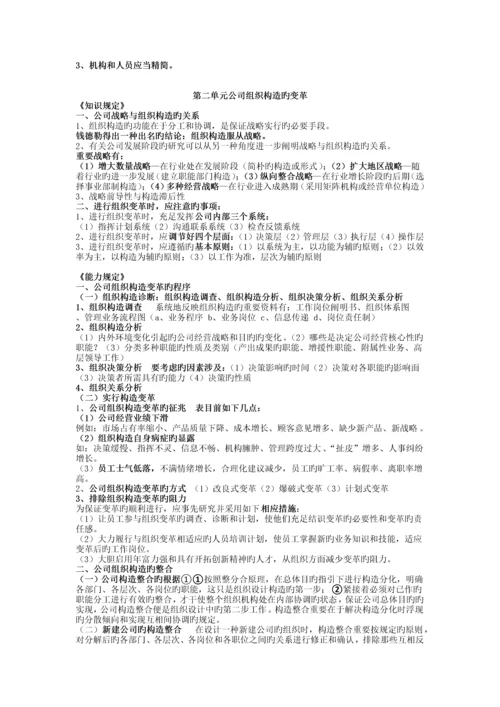 人力资源二级第三版教材浓缩.docx