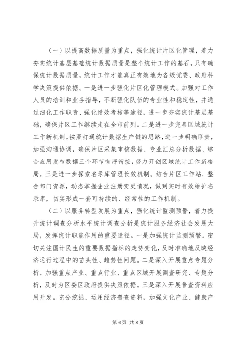 市区统计局年度工作报告.docx