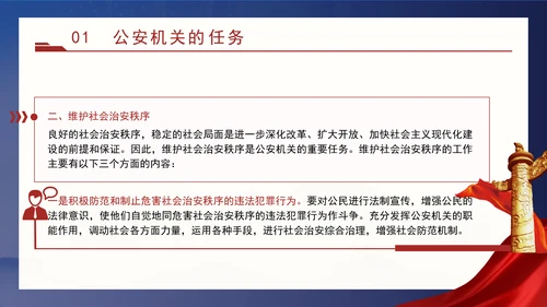 警察党课教育公安机关的任务和职权党课PPT课件