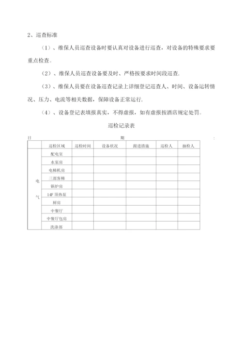 酒店设备设施检查维保管理制度.docx