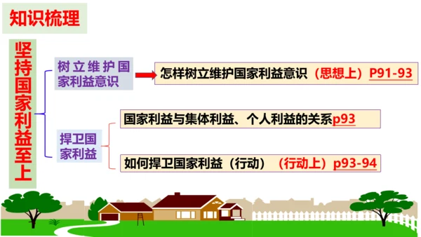 第八课  国家利益至上复习课件（20张PPT）