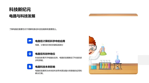 电路基础与计算机应用PPT模板