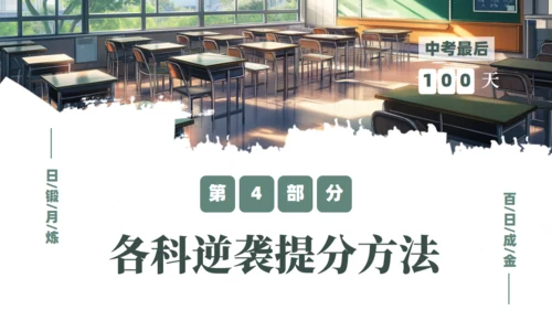 百日誓师明亮的课堂学习通用PPT模板