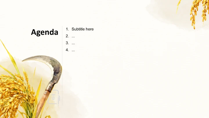 二十四节气秋分PPT主题