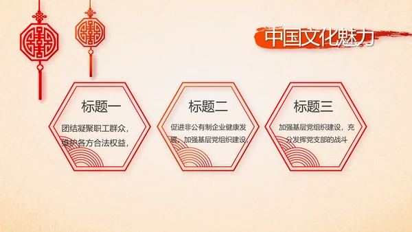 红色党支部党员大会工作总结汇报PPT