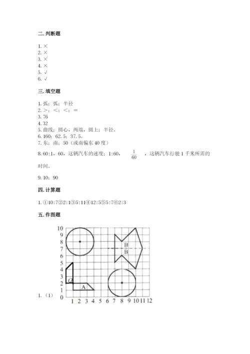 小学数学六年级上册期末考试试卷附答案【轻巧夺冠】.docx