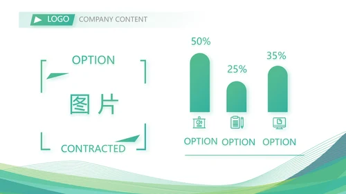 绿色大气社区医疗保险工作总结PPT动态模板