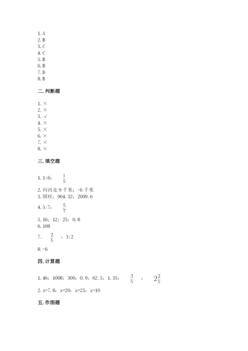 冀教版六年级下册期末真题卷附参考答案【考试直接用】.docx