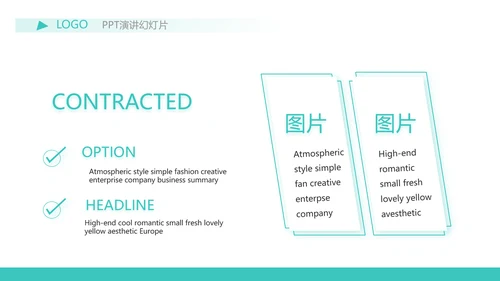 蓝色简约金融保险行业保险公司PPT