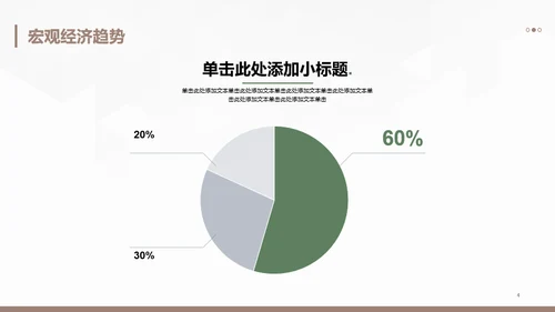 棕绿色简约大气风家居行业商务培训PPT模板