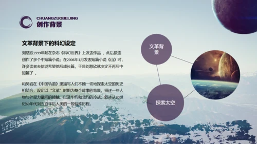 刘慈欣科幻小说《三体》读书分享通用PPT