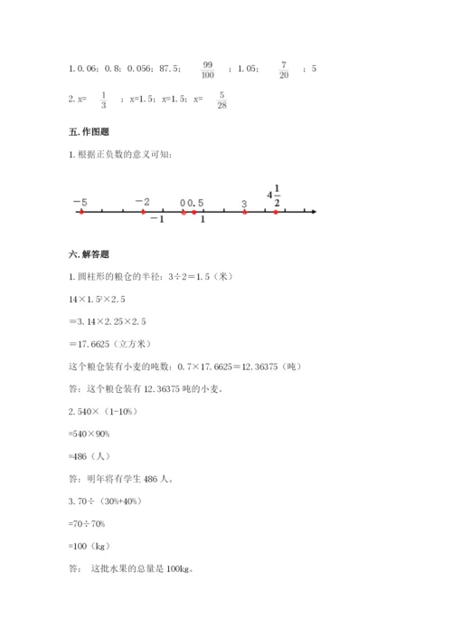 小升初数学期末测试卷（网校专用）.docx