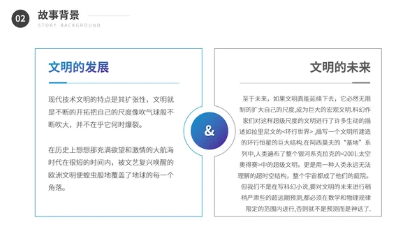 刘慈欣《文明的反向扩张》读书分享会PPT模板