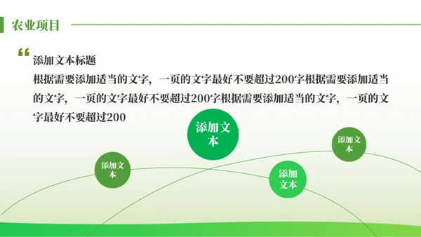 绿色发展生态农业项目报告通用PPT模板