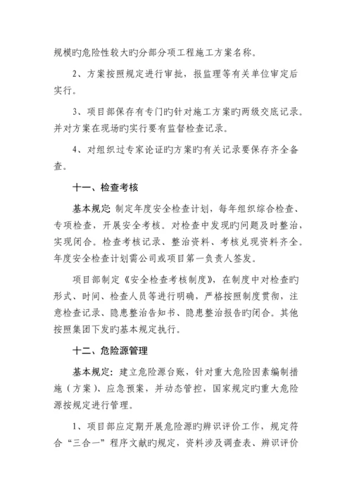 迎接集团检查考核要点.docx