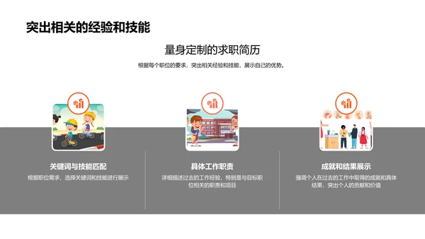求职简历制作PPT模板