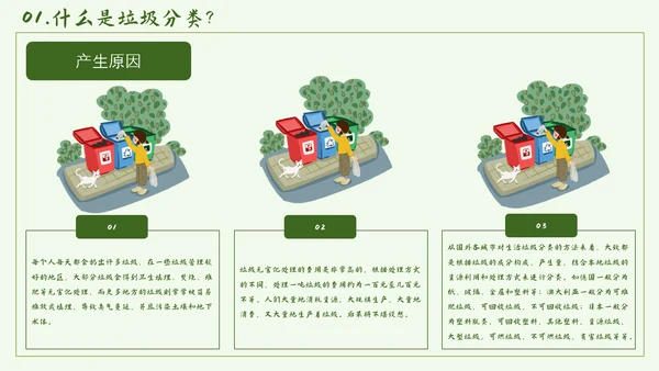 环保公益垃圾分类PPT简报