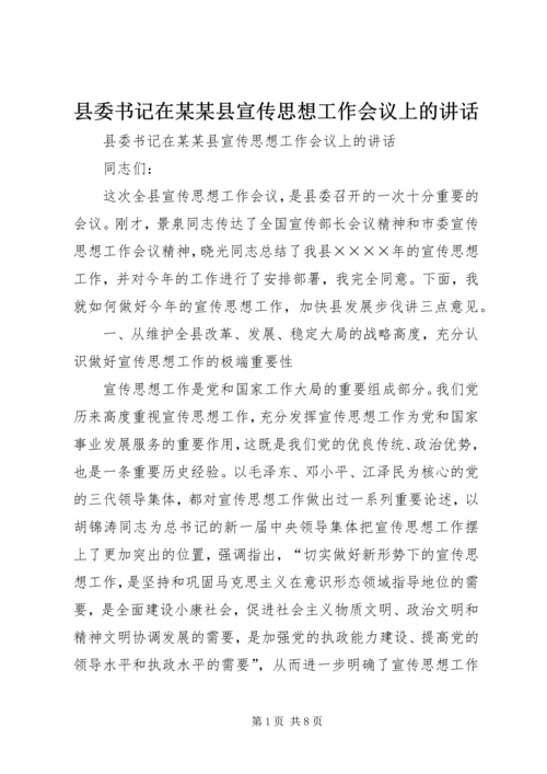 县委书记在某某县宣传思想工作会议上的讲话 (2).docx