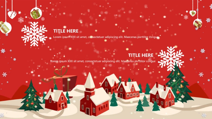 圣诞节节日模板