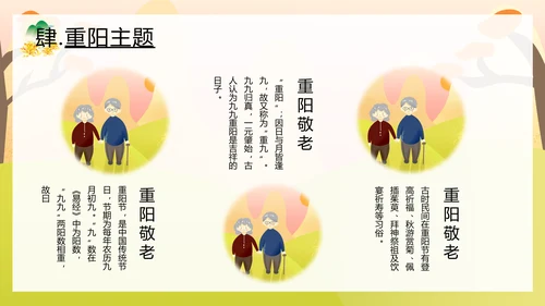 九九重阳节孝敬老人活动策划教育ppt模板