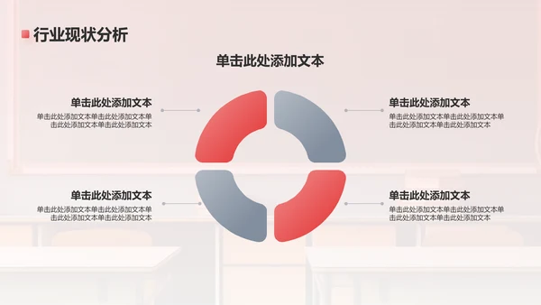 红色扁平风论文答辩PPT模板